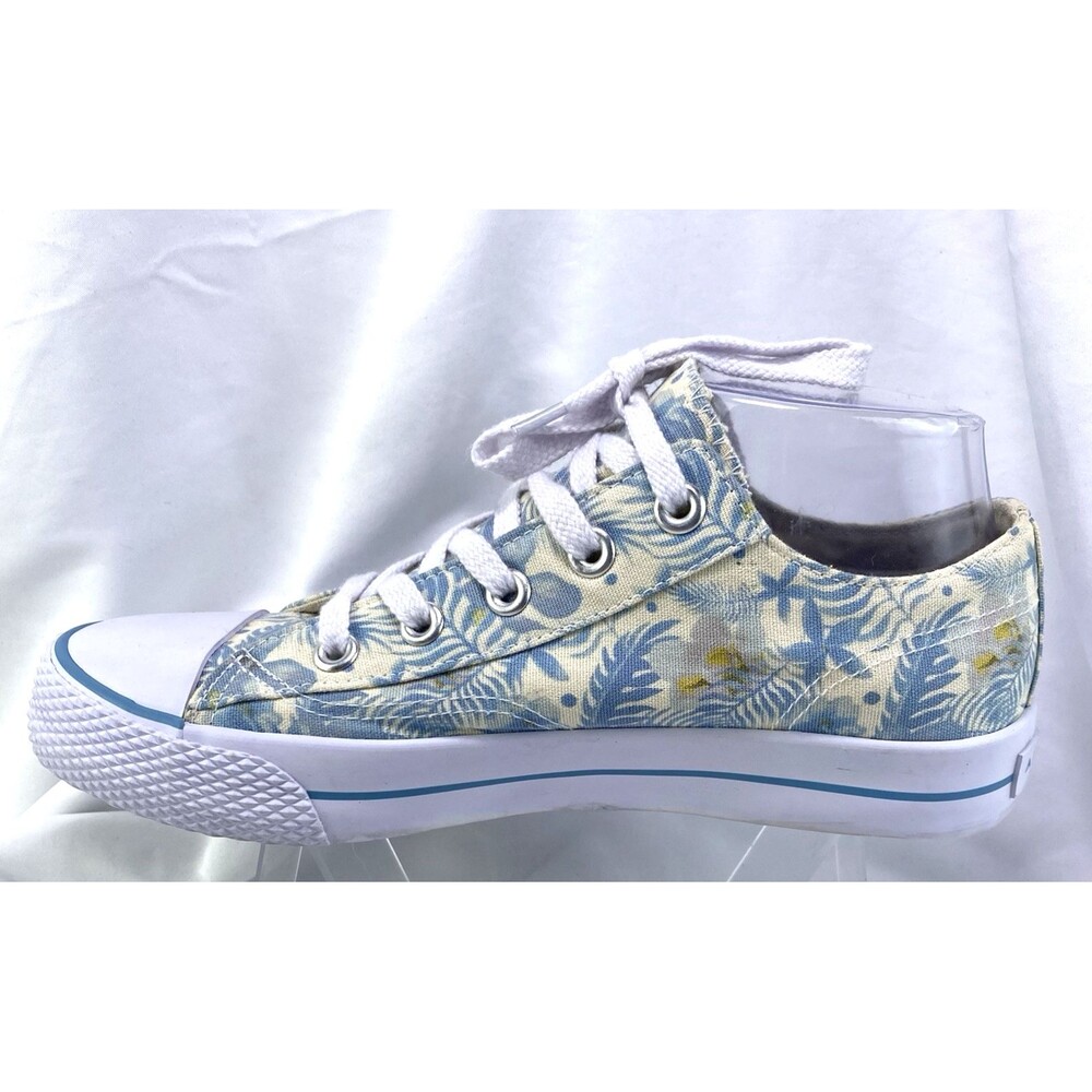Airwalk Sneakers Women’s 8.5 Canvas Floral Cap Toe Old Skool Casual 181510 - Picture 4 of 10